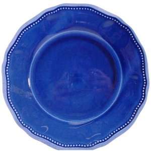 Provence Solid Blue Melamine Dinnerware, DinnerPlate  