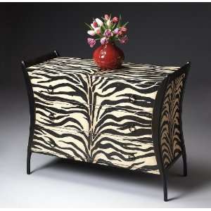  Butler Zebra Handpainted Chest Furniture & Decor