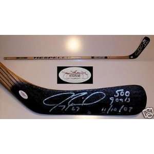 Jeremy Roenick Signed Stick   Blackhawks Sharks Jsa Proof:  
