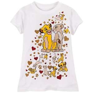  Simba & Nala The Lion King T Shirt   XXS   2/3T 