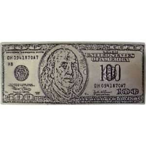  MONEY BELT BUCKLE 100 DOLLAR BILL BELT BUCKLE: Everything 