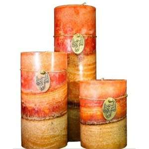 ACheerfulCandle F64 10 6 in. x 4 in. Round Fuze Traditional Spice 