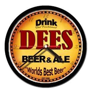  DEES beer ale cerveza wall clock: Everything Else