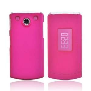  ROSE PINK For LG dLite Rubber Hard Plastic Case Cover 