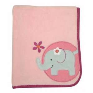  Lollipop Jungle Nursery Plush Blanket and Applique: Baby