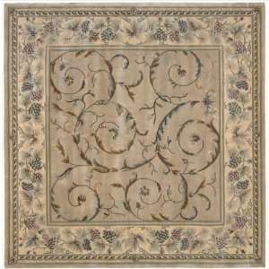   Palace VP0 Square 8.0 Feet Square Rug, Beige: Home & Kitchen
