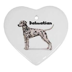  Dalmatian Ornament (Heart)