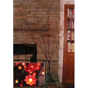  Lighted Tree with Orange Blossoms: Home Improvement