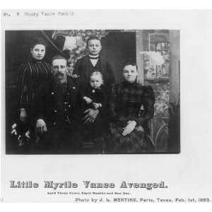    Vance family,Myrtle Vance,Lynched African Americans