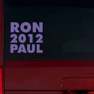  Ron Paul 2012 Window Decal (Lavender): Automotive