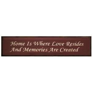   I836HIW Home is Where Your Love Resides Sign: Patio, Lawn & Garden