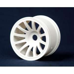    3308 Rulux 1/8 Truck Wheel 1/2 Offset White (4) Toys & Games