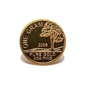  1 GRAM PURE .999 FINE GOLD BULLION COIN (2006): Everything 