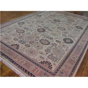  911 x 1310 Beige Hand Knotted Wool Heriz Rug Furniture 