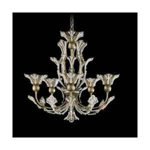  Schonbek Worldwide 7862 51S 5 Light Rivendell Chandelier 