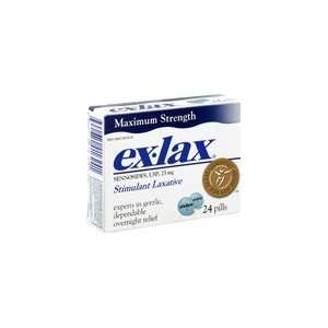  Ex Lax Pills Maximum Strength, 24 count (Pack of 3 