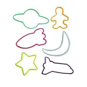  Silly Bandz Space & Rocket Fun Shaped (12 Pack 