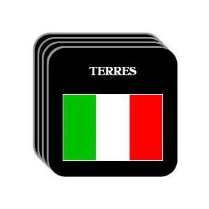  Italy   TERRES Set of 4 Mini Mousepad Coasters 