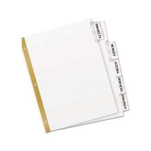  Avery® AVE 11122 WORKSAVER BIG TAB DIVIDERS, CLEAR TABS 