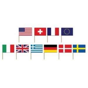     60108   International Flag Picks  Pack of 12