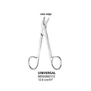 Wire Cutting Scissors, Universal   Saw edge, 4 3/4 inch , 12 cm   1 ea