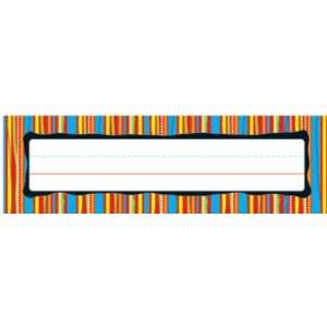  Carson Dellosa Cd 122008 Deskplates Colorful Stripes Toys 