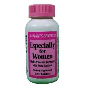   For Women Multi Vitamin Extra Calcium 120 Tablets: Home & Kitchen