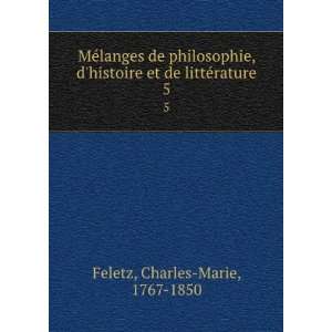  MÃ©langes de philosophie, dhistoire et de littÃ 