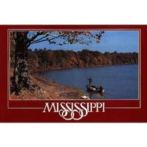  Mississippi Postcard 12329 Fishing Case Pack 750 Sports 