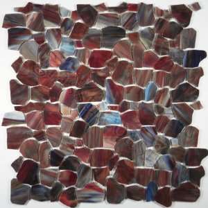   Fractured Glass Collection Glossy Glass Tile   13654: Home Improvement