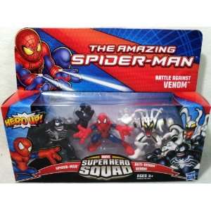   3Pack Battle Against Venom SpiderMan, AntiVenom Venom: Toys & Games