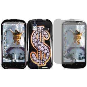 : Dollar Hard Case Cover+LCD Screen Protector for HTC Amaze 4G: Cell 