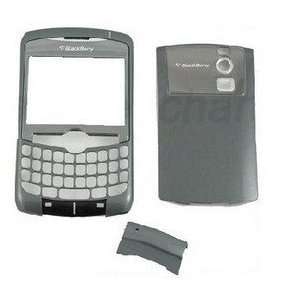  Titanium Blackberry 8330 Curve Housing Case Faceplate with 