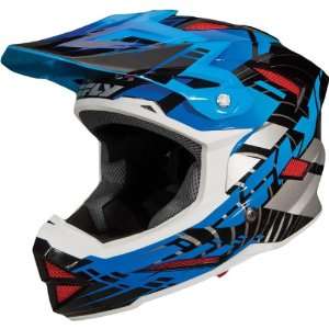   Youth Full Face Bike Race BMX Helmet   Black/Blue / Small: Automotive