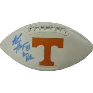   Alvin Harper signed Tennessee Vols Logo Football blem 