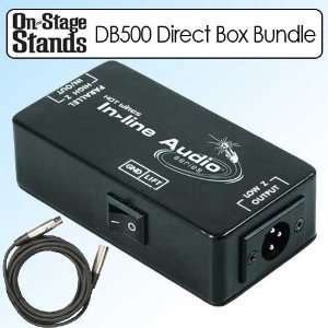  On Stage DB500 Hot Wire 1 channel Passive Direct Box 