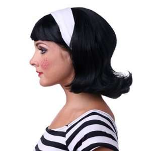  CHARACTER 50s Flip Wig (Black): Beauty