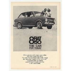  1964 Fiat 850 The Car for Today Print Ad