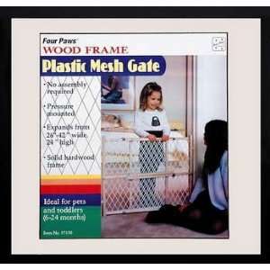  Wood/plastic Mesh Gate 26   42 (Catalog Category: Dog 