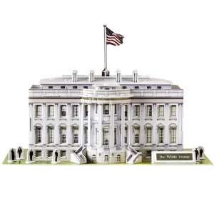  White House 3D Paper Model: Toys & Games