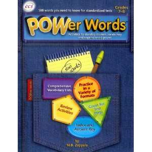  5 Pack ECS LEARNING SYSTEMS POWER WORDS GR 7 8: Everything 