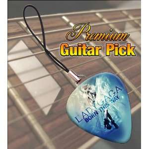  LADY GAGA Born This Way Guitar Pick Phone Charm: Musical 