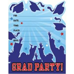  Soaring High Graduation Party Invitations (50 per package 