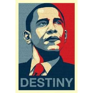  Barack Obama Destiny Speech Poster
