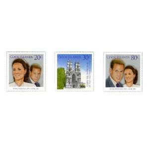  Royal Wedding Stamps   Cook Islands   Set of 3 Everything 