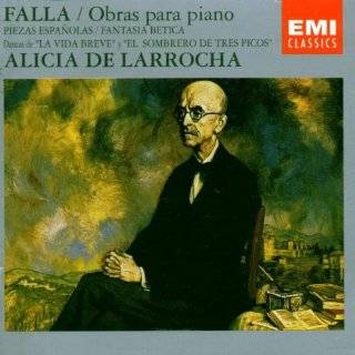 Piano Works by Falla and De Larrocha ( Audio CD   Aug. 18, 1992)