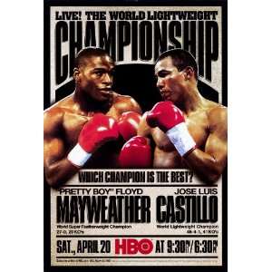 Pretty Boy Floyd Mayweather vs Jose Luis Castillo Movie Poster (11 x 