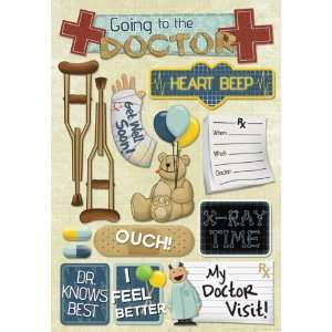  Doctor Visit Cardstock Stickers: My Doctor Visit: Home 