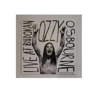  Ozzy Osbourne Poster Flat Black Sabbath 