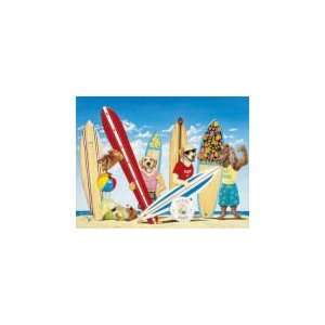  Surf Dawgs   100 Large Pieces Jigsaw Puzzle: Toys & Games